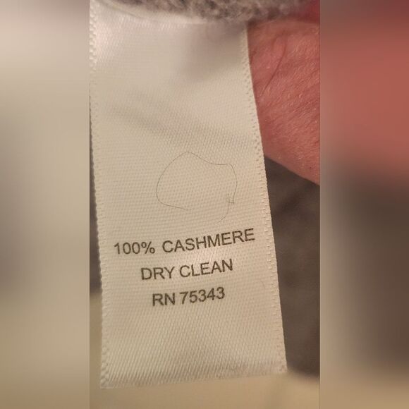 Max Studio M Gray 100% CASHMERE Lngslv Knitted Women's Open Cardigan Sweater - Picture 5 of 5